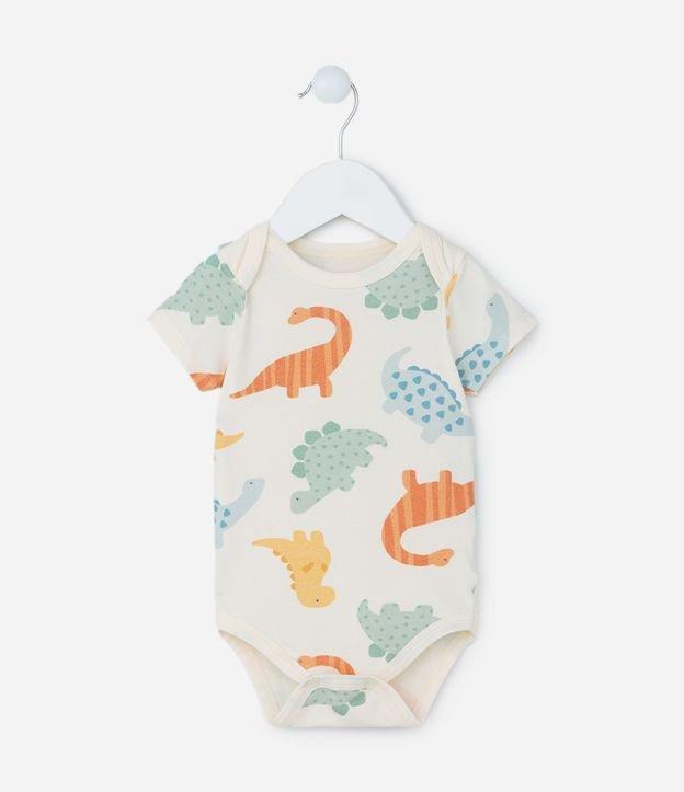 Body Infantil com Estampa de Dinos - Tam 0 a 18 meses - 1