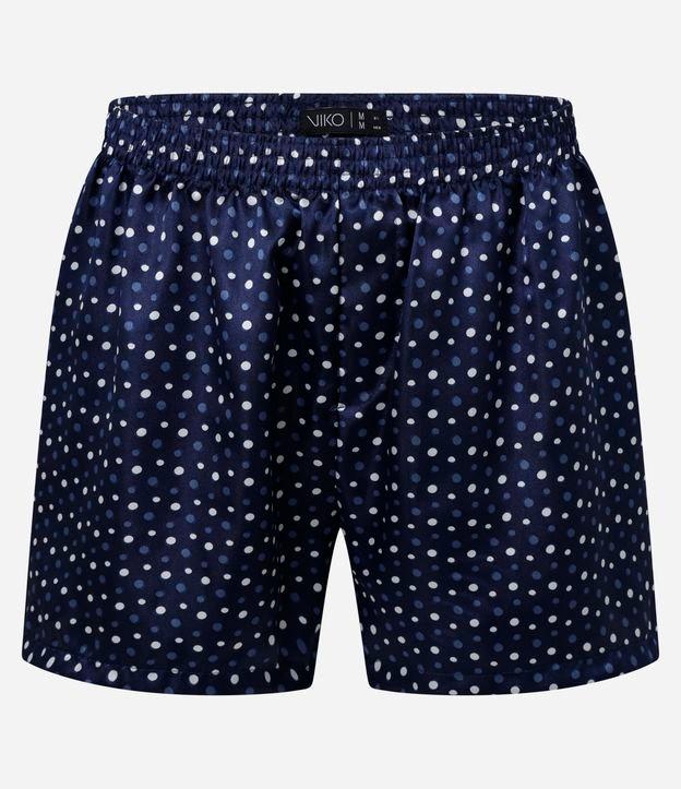 Cueca Samba Canção Acetinado com Estampa Gravataria - 1