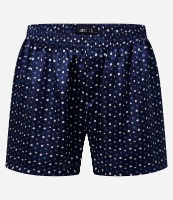 Cueca Samba Canção Acetinado com Estampa Gravataria