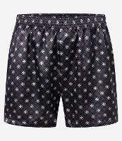 Cueca Samba Canção Acetinado com Estampa de Gravataria - 1