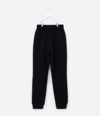Calça Jogger em Moletom com Forro Fleece