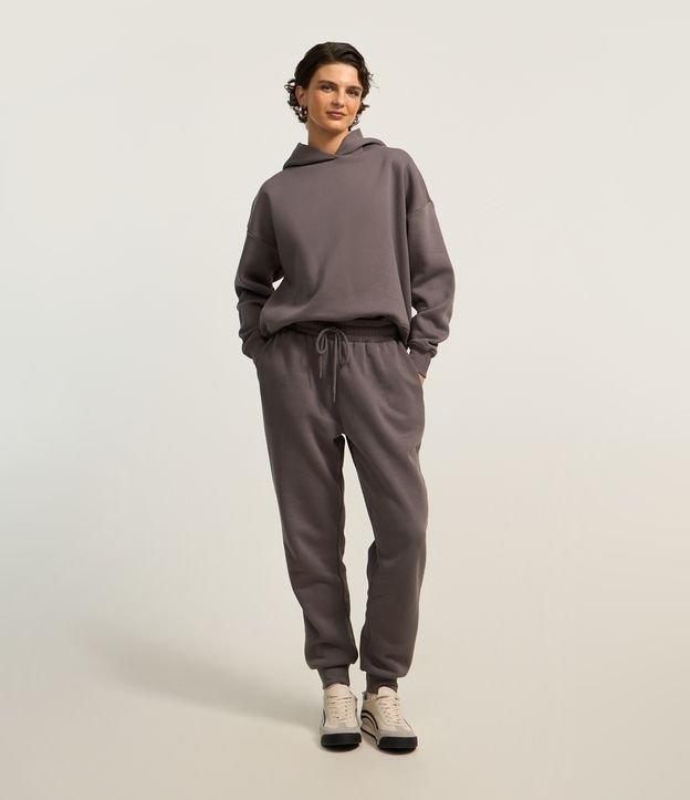 Calça Jogger em Moletom com Forro Fleece - 2