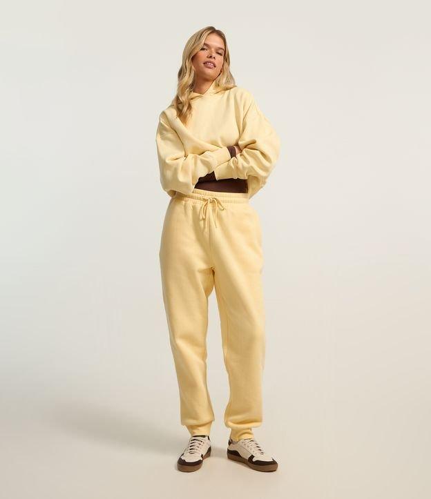 Calça Jogger em Moletom com Forro Fleece - 2