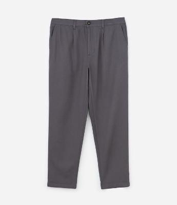 Calça em Alfaiataria com Cós Elástico