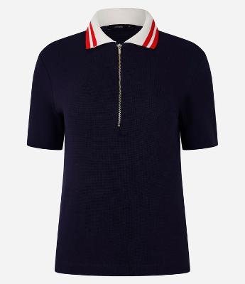 Blusa em Viscose com Gola Polo