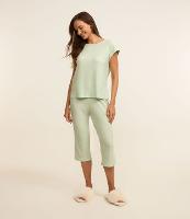 Pijama Capri com Toque Suave e Estampa de Gravataria - 2