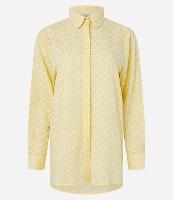 Camisa Alongada em Laise com Bordado de Florzinhas - 1