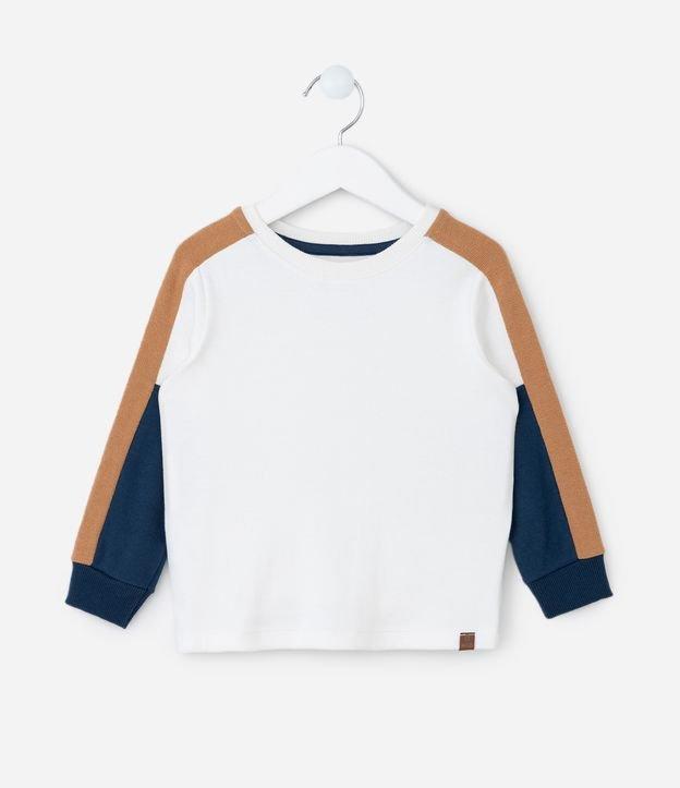 Camiseta Infantil com Recortes nas Mangas - Tam 1 a 5 Anos - 1