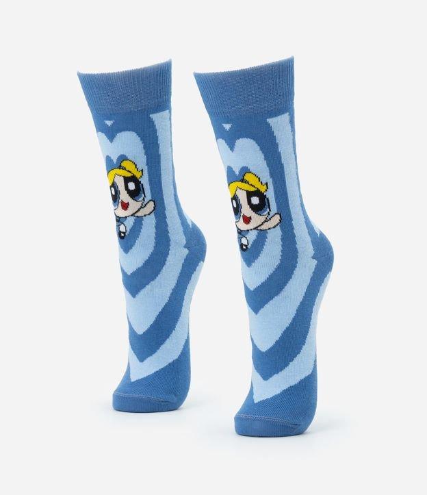 Meia Cano Alto em Algodão com Estampa Lindinha - 1