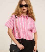 Camisa Listrada em Tricoline com Fio Tinto - 2