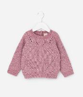 Blusão Infantil em Chenille Texturizado - Tam 0 a 18 meses - 1