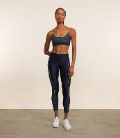 Calça Legging Esportiva em Microfibra com Detalhe em Tela - 2