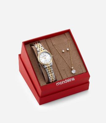 Kit Relógio Analógico Feminino