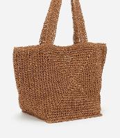 Bolsa de Praia em Papel com Efeito Palha e Detalhe De Metal - 1