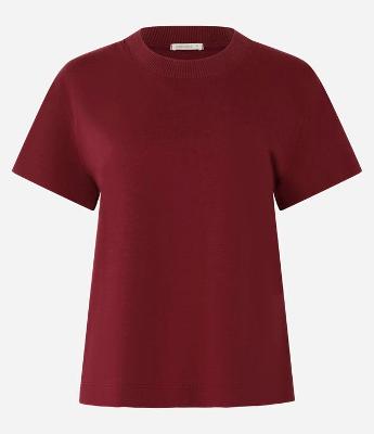 Camiseta em Algodão com Gola Redonda