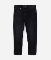 Calça Slim Cropped em Jeans - 1