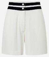 Short Regular em Viscose e Linho com Cós Contrastante - 1