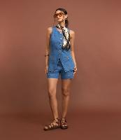 Short Comfy em Jeans com Cintura Alta - 2