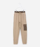 Calça Infantil com Bolso Cargo - Tam 5 a 14 anos - 1