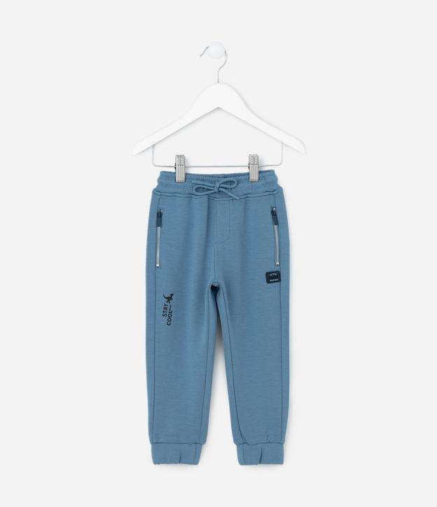 Calça Infantil com Bolsos e Zíper - Tam 1 a 6 Anos - 1