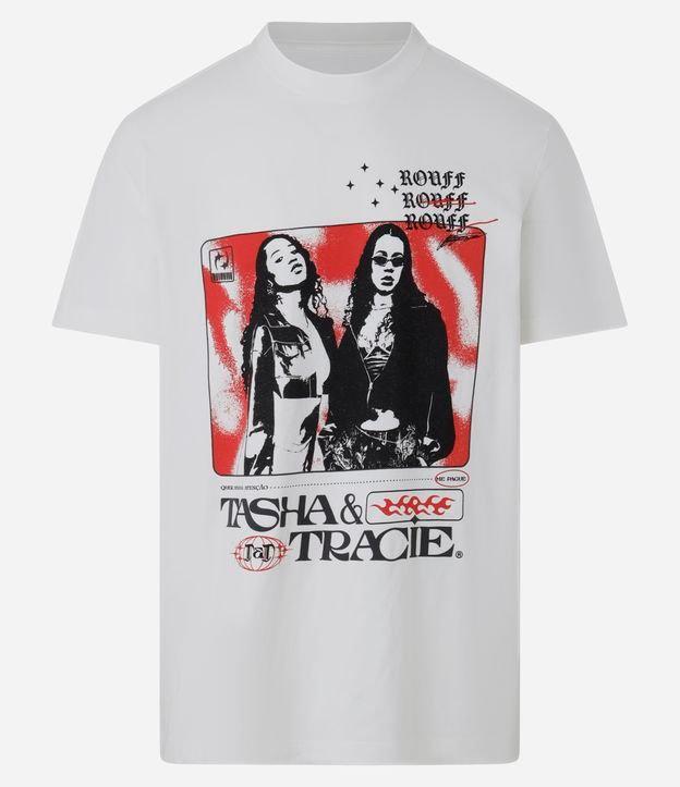 Camiseta Comfort em Algodão com Estampa Tasha e Tracie - 1