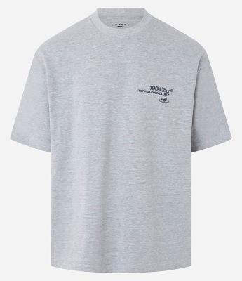 Camiseta Boxy em Algodão com Estampa Lettering