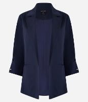 Blazer Regular em Alfaiataria com Pregas - 1