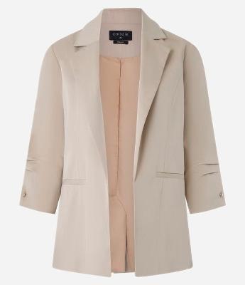 Blazer Regular em Alfaiataria com Pregas