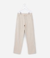 Calça Reta Infantil em Oxford com Bolsos - Tam 5 a 14  Anos - 1