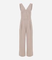 Macacão Pantalona em Viscose com Decote Transpassado - 1