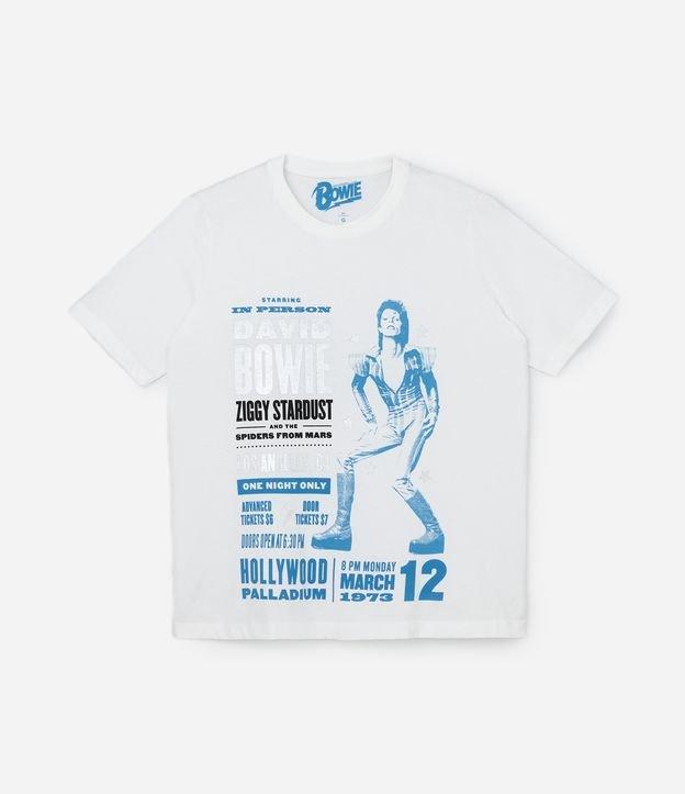 Camiseta em Algodão Estampada David Bowie Curve & Plus Size - 1