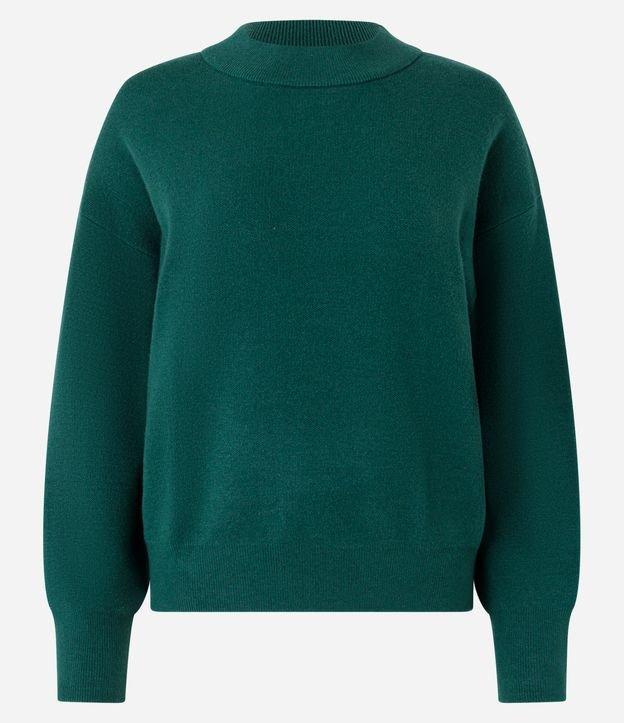 Suéter em Tricô com Punho Ajustado - 1