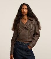 Jaqueta Biker em Pu com Bolsos e Fivela na Barra - 2