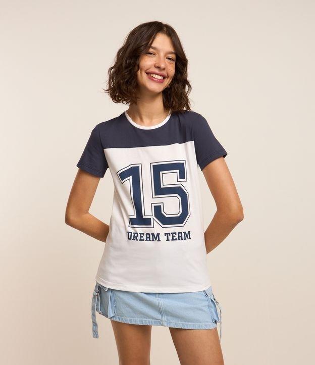 Camiseta T-shirt em Algodão com Estampa Dream Team - 2