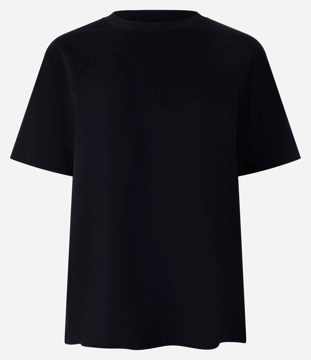 Camiseta Regular em Algodão com Manga Curta - 1