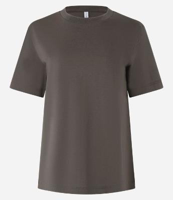 Camiseta Regular em Algodão com Manga Curta