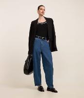 Blusa em Tricô com Detalhes Contrastantes - 2