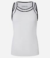 Blusa em Tricô com Detalhes Contrastantes - 1