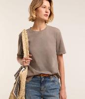 Blusa T-shirt em Algodão com Lavagem Estonada - 2