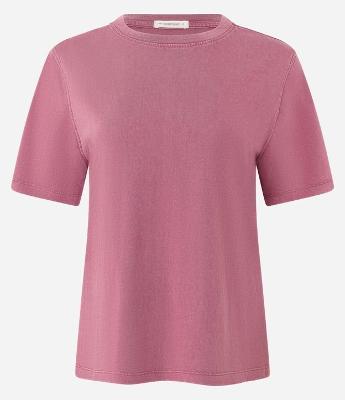 Blusa T-shirt em Algodão com Lavagem Estonada