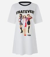 Camisola T-Shirt em Algodão Com Estampa Whatevers - 1