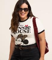 Camiseta Estampada Minnie com Contraste Curve & Plus Size - 2