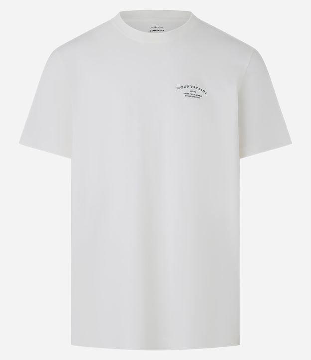 Camiseta Comfort em Algodão com Estampa Contryside - 1