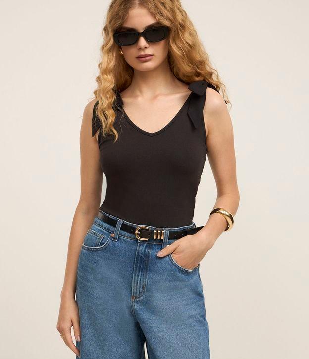 Regata em Ribana com Laço na Alça - 2