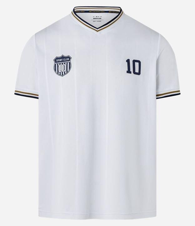 Camiseta Esportiva em Tecnologia Dry de Futebol com Estampa de Sport Club - 1