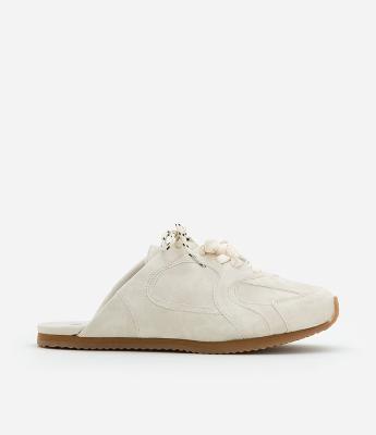 Tênis Mule Chuteira Aberto em PU com 2 Cadarços