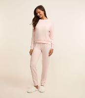 Pijama Longo em Tricot e com Detalhe de Laço no Cós - 2