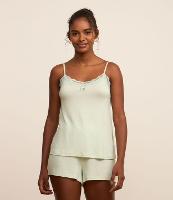 Pijama Short Doll de Alcinha em Viscose com Estampa Poá - 2