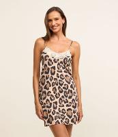 Camisola Curta em Ribana com Estampa Animal Print - 2