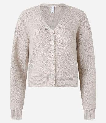 Cardigan em Tricô com Paetês